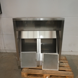 Hotte aspirante inox  - 110x135 cm 